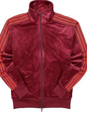 Rare Adidas x IVY PARK Velour Track Jacket 5T Cherry Wood Beyoncé Kids NWOT